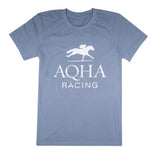 AQHA Unisex Racing Tee - Slate Blue