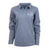 AQHA Collared Sweatshirt - Saltwater