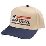 AQHA Stars & Bars Cap - Khaki & Navy