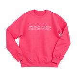 AQHA Crewneck Sweatshirt - Pink