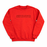 AQHA Crewneck Sweatshirt - Red