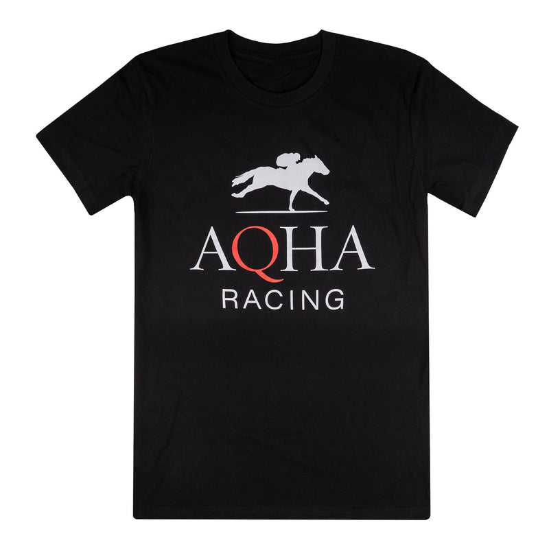 AQHA Unisex Racing Tee - Black