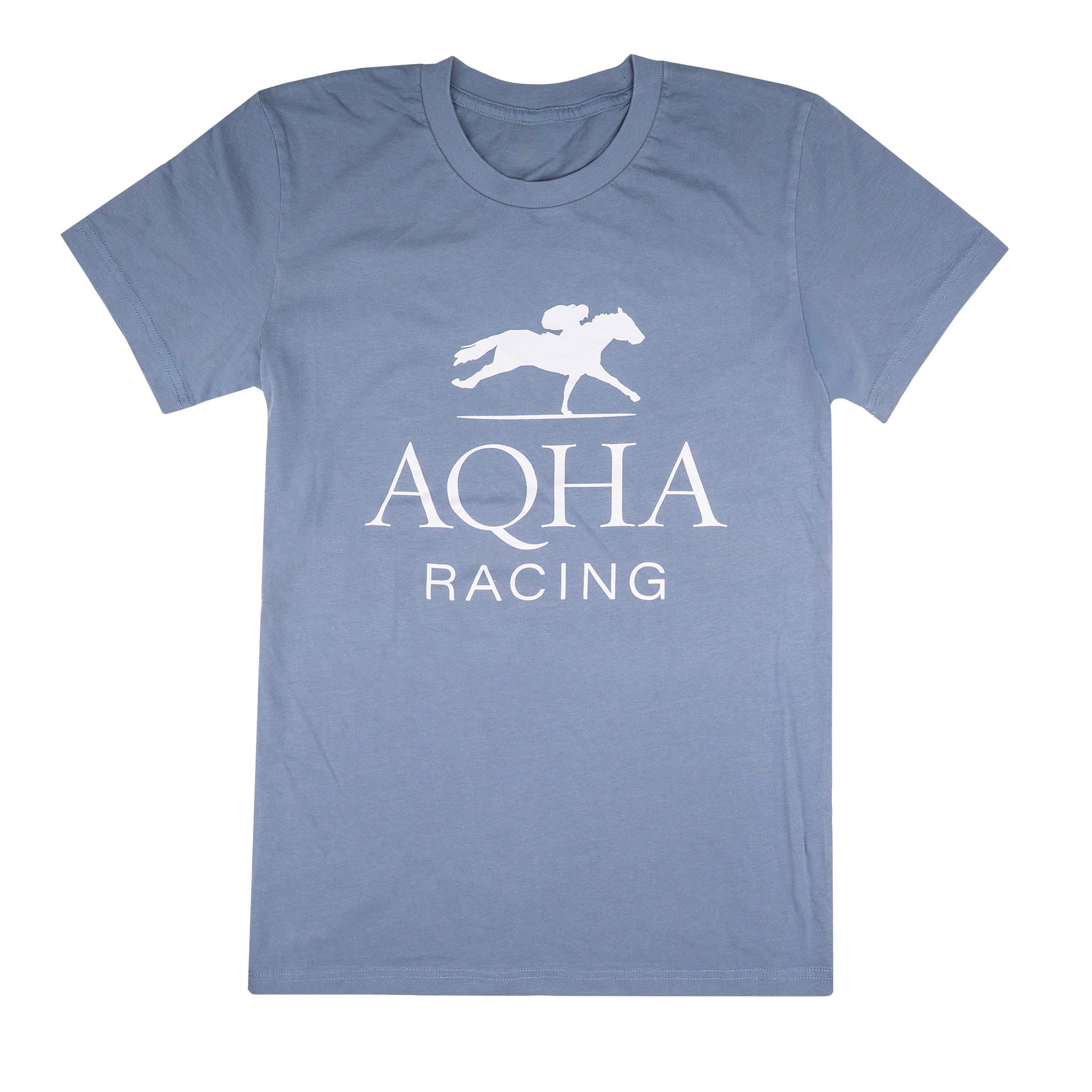 AQHA Unisex Racing Tee - Slate Blue – American Quarter Horse Association