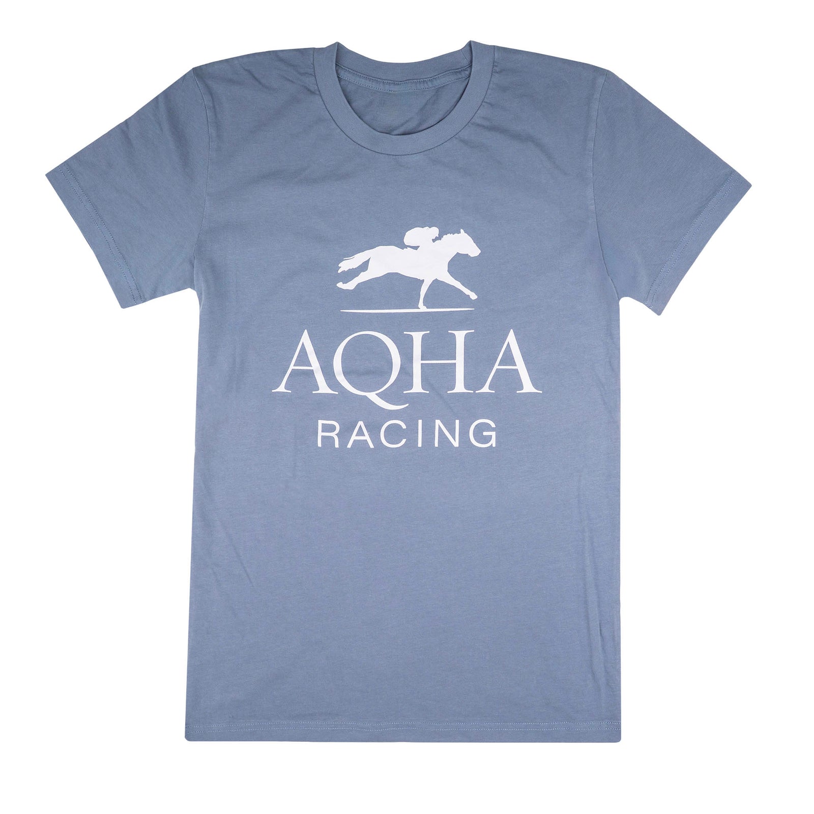 AQHA Unisex Racing Tee - Slate Blue – American Quarter Horse