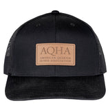 AQHA Leather Patch Cap