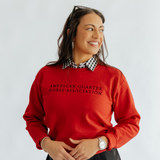 AQHA Crewneck Sweatshirt - Red
